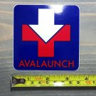 Avalaunch Sticker Logo Decal Festival Blue Hiking Ice Snow Climbing Traction Winter Crampons