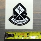 2" Atomic Skis Sticker Decal Black Infamous Ski Bindings Boots Skis Goggles Skiing