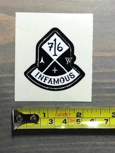 2" Atomic Skis Sticker Decal Black Infamous Ski Bindings Boots Skis Goggles Skiing