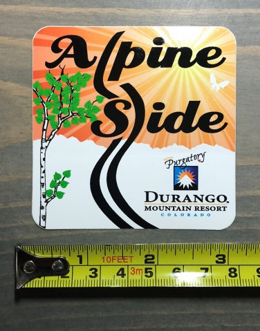 Purgatory Mountain Ski Resort Sticker Decal - Alpine - Snowboard Colorado CO Durango 1