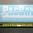 6" Pacific Bay Fishing Rods Sticker PacBay Pac Bay Lures Decal Jigs Bass Fly