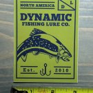 Dynamic Lures Sticker Decal Brown Trout Fishing Bass Fly Rod Reel Line