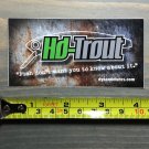 4" Dynamic Lures Sticker Decal HD Trout Fishing Bass Fly Rod Reel Line