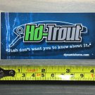 Dynamic Lures Sticker Decal HD Trout Fishing Bass Fly Rod Reel Line