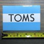 Toms Shoes Sticker Decal Skate Shoes Skateboard Snowboard Ski Surf Shirt Deck