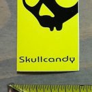 Skullcandy Headphones Sticker Yellow Decal Ear Buds Snowboard Ski Skate Surf