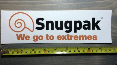 10" Snugpak Sticker Decal Sleeping Bag Tent Air Pad Camping Hiking Trekking Cl