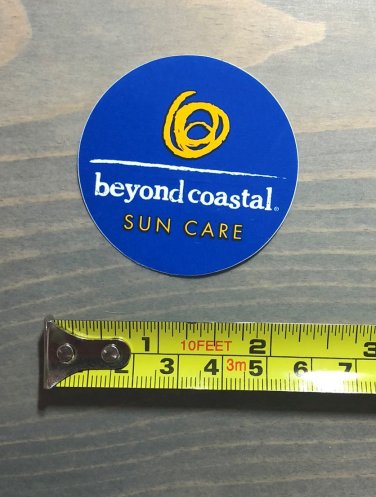 Beyond Coastal Sticker Decal Sunscreen Beach Sunglasses