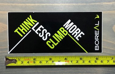 Boreal Sticker Decal Climbing Gear Black Hiking Rope Carabiner Ice Tool Cams