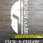 Molon Labe Sticker Decal Come And Take It Spartan Helmet 5.5" Die CUt XO Tactical 2