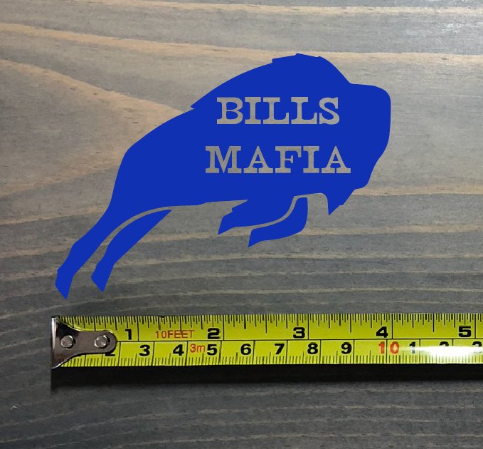 Bills Mafia Sticker Decal Football Buffalo 4" DIE CUT Barstool Sports Meme XO