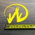 Leatherman Sticker Decal Knife Knives Yellow DIE CUT 3.5" XO Hunting