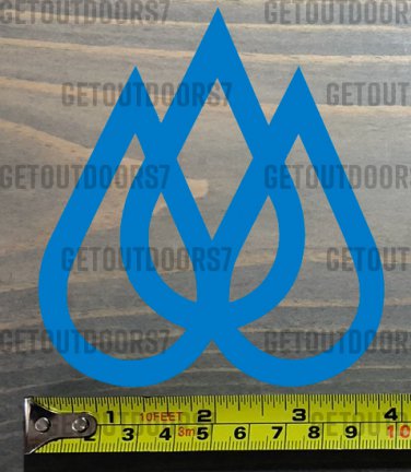Travis Rice Sticker 3.5" Decal Quicksilver Lib Tech Azure Snowboard Bindings Union Azure XO