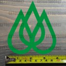 Travis Rice Sticker 3.5" Decal Quicksilver Lib Tech Green Snowboard Bindings Union Green XO
