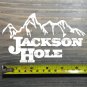 Jackson Hole Sticker Decal 5.5" Ski Resort White DIE CUT Snowboard Wyoming XO