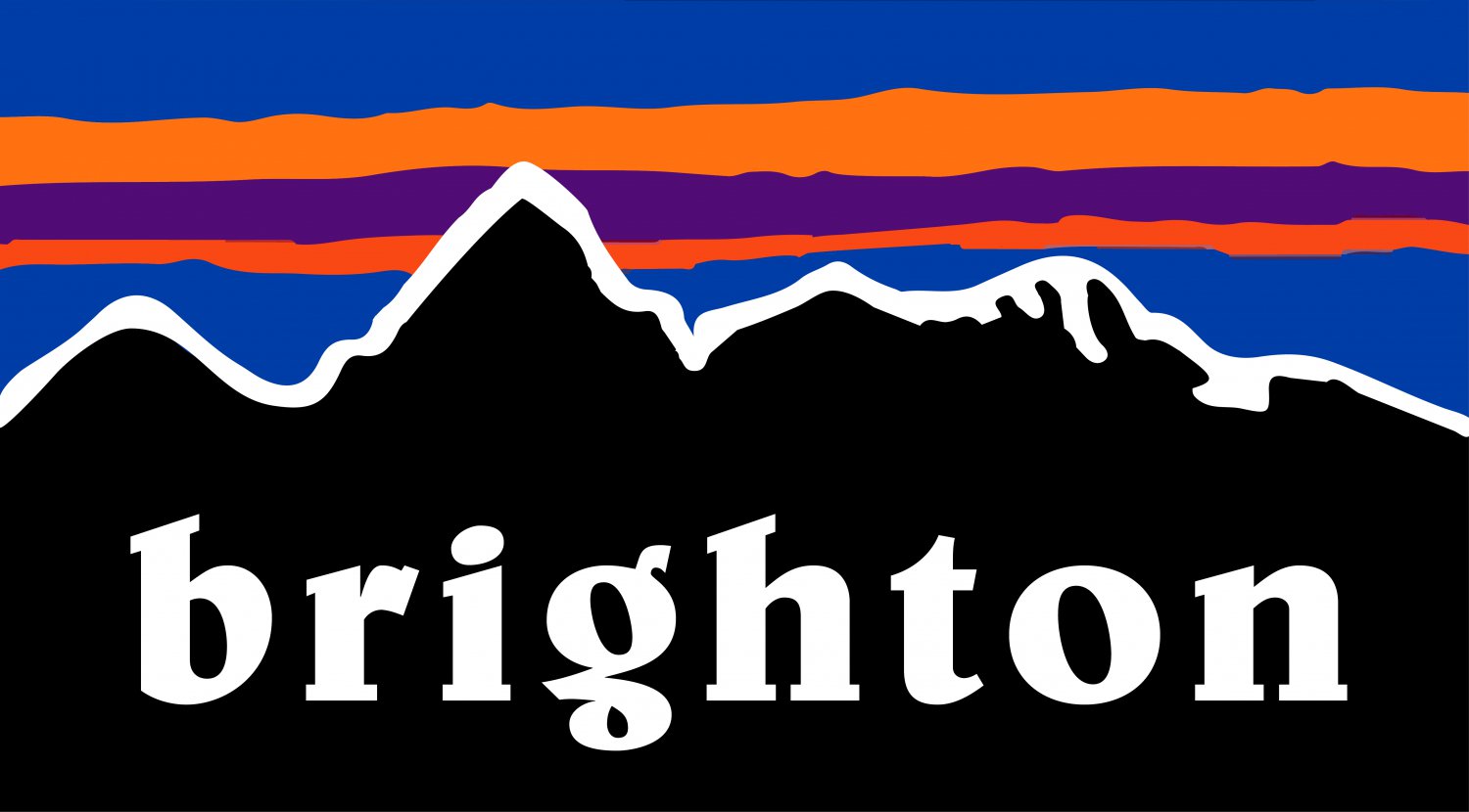 Brighton Sticker Decal 3" Ski Resort Snowboard Utah PO