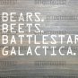 The Office Sticker Decal Bears Beets Battlestar Galactica 3.5" Dwight Schrute XO