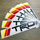 TRD 4Runner Decal Sticker 5.5" Toyota 4 Runner Tacoma FJ DIE CUT Retro Stripes
