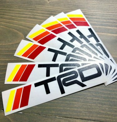 TRD 4Runner Decal Sticker 5.5" Toyota 4 Runner Tacoma FJ DIE CUT Retro Stripes