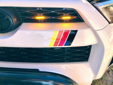 4Runner Decal Sticker FRONT GRILL TRD Pro Stripes Trail SR5 Toyota 4 Runner XO