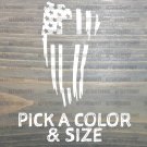 American Flag Cross Sticker Decal Die Cut Jesus Christian In God We Trust XO USA