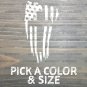 American Flag Cross Sticker Decal Die Cut Jesus Christian In God We Trust XO USA