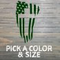 American Flag Cross Sticker Decal Die Cut Jesus Christian In God We Trust XO USA