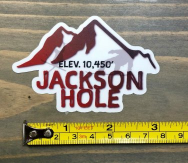 Jackson Hole Sticker 3.25" Wyoming Ski Mountain Snowboard Decal Teton Gravity PO