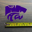 K-State Sticker Decal KSU EMAW DIE CUT 3.5" Purple KSTATE Kansas State XO