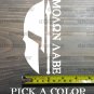 Molon Labe Sticker Decal Come And Take It Spartan Helmet Die CUt XO Tactical 2