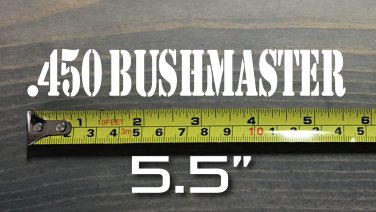 .450 Bushmaster Sticker Decal 5.5" Ammo Can Box Ammunition Case DIE CUT XO