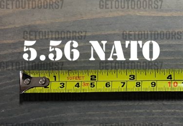 5.56 Nato Sticker Decal 3.5" Ammo Can Box Label Ammunition Case DIE CUT XO
