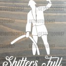 6.5" Large Cousin Eddie Sticker Decal Uncle Clark Griswold Shitters Full Camper
