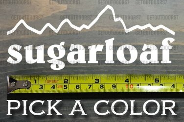 Sugarloaf Sticker Decal 5.5" Mountain Ski Maine Sunday River Snowboard XO