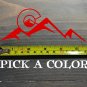 Colorado Sticker Decal 5.5" 14er 14ers Die Cut Colorado Mountains Vail Flag XO