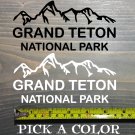 Grand Teton Sticker Decal National Park DIE CUT 5.5" Wyoming Idaho Jackson XO
