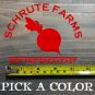Schrute Farms Sticker Decal 4.5" The Office Dwight Beets Bears Battlestar XO