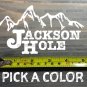 Jackson Hole Sticker Decal 5" Ski DIE CUT Tetons Snowboard Wyoming XO