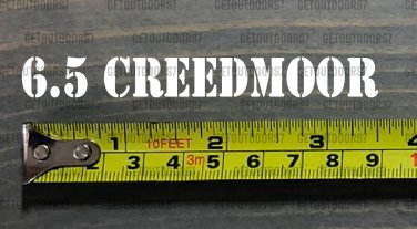 6.5 CREEDMOOR Sticker Decal 3.5" Ammo Can Box Label Ammunition Case DIE CUT XO