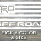 TRD Flag Sticker Decal 4Runner 5.5" Off Road FJ Cruiser Tacoma Tundra SR5 Overlay XO