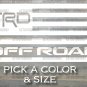 TRD Flag Sticker Decal 4Runner 5.5" Off Road FJ Cruiser Tacoma Tundra SR5 Overlay XO