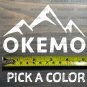 Okemo Sticker Decal 5" Mountain Ski Vermont Stowe Pico Resort Sugarbush XO