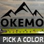Okemo Sticker Decal 5" Mountain Ski Vermont Stowe Pico Resort Sugarbush XO