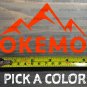 Okemo Sticker Decal 5" Mountain Ski Vermont Stowe Pico Resort Sugarbush XO