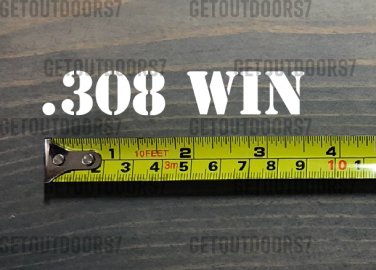 308 Win Sticker Decal 3.5" Ammo Can Box .308 Label Ammunition Case DIE CUT XO