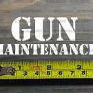 Gun Maintenance Sticker Decal 5.5" Ammo Can Box Ammunition Case DIE CUT XO
