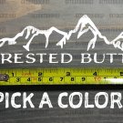 Crested Butte Sticker Decal 5.5" Mountain Ski Colorado Crusty Butt XO