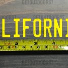 California Sticker Decal 5.5" License Plate Font Old DIE CUT Vinyl Bear XO