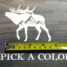Elk Sticker Decal 3.5" DIE CUT Mountain Sitka Vortex Hunting KUIU First Lite XO
