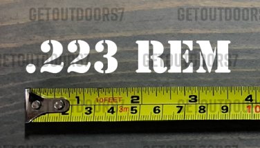 .223 REM Sticker Decal 3.5" Ammo Can Box Label Ammunition Case DIE CUT XO